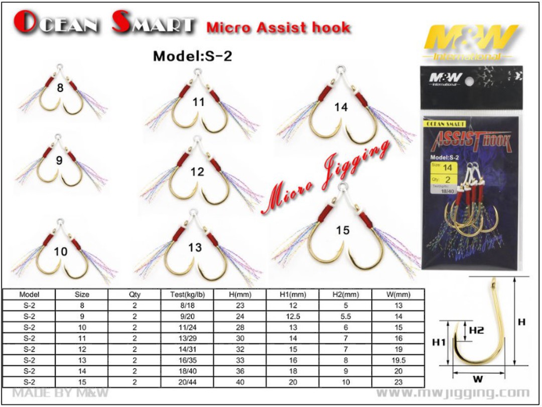 Buy M&W Ocean Smart Micro Assist Hooks online at