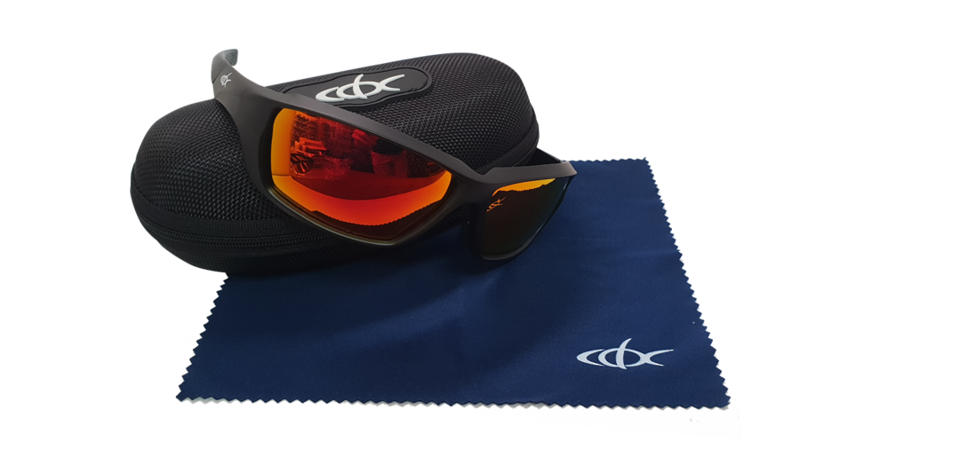 CDX Sunglasses Bendy Red Revo image 0