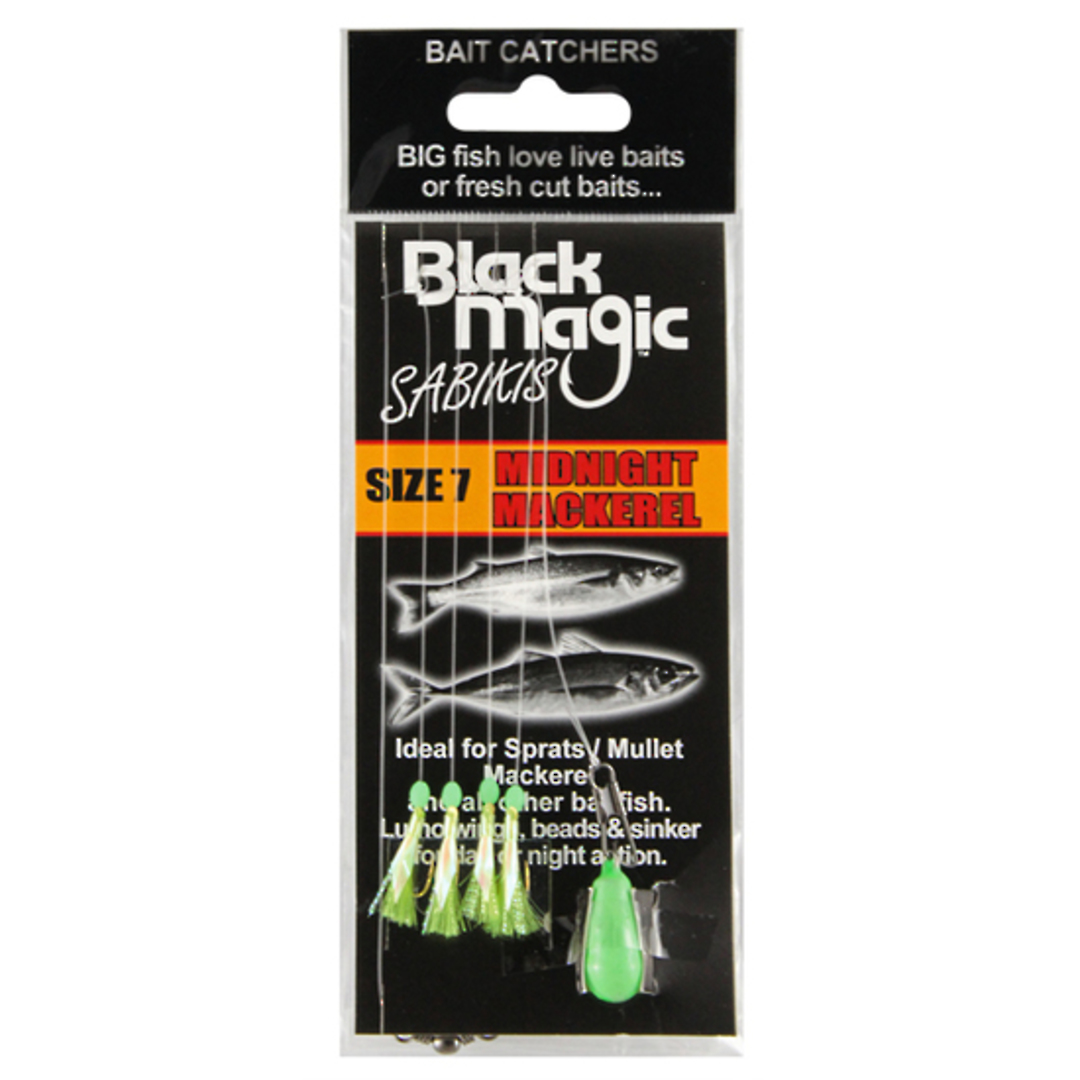 Black Magic Sabiki Midnight Mackerel #7 image 0