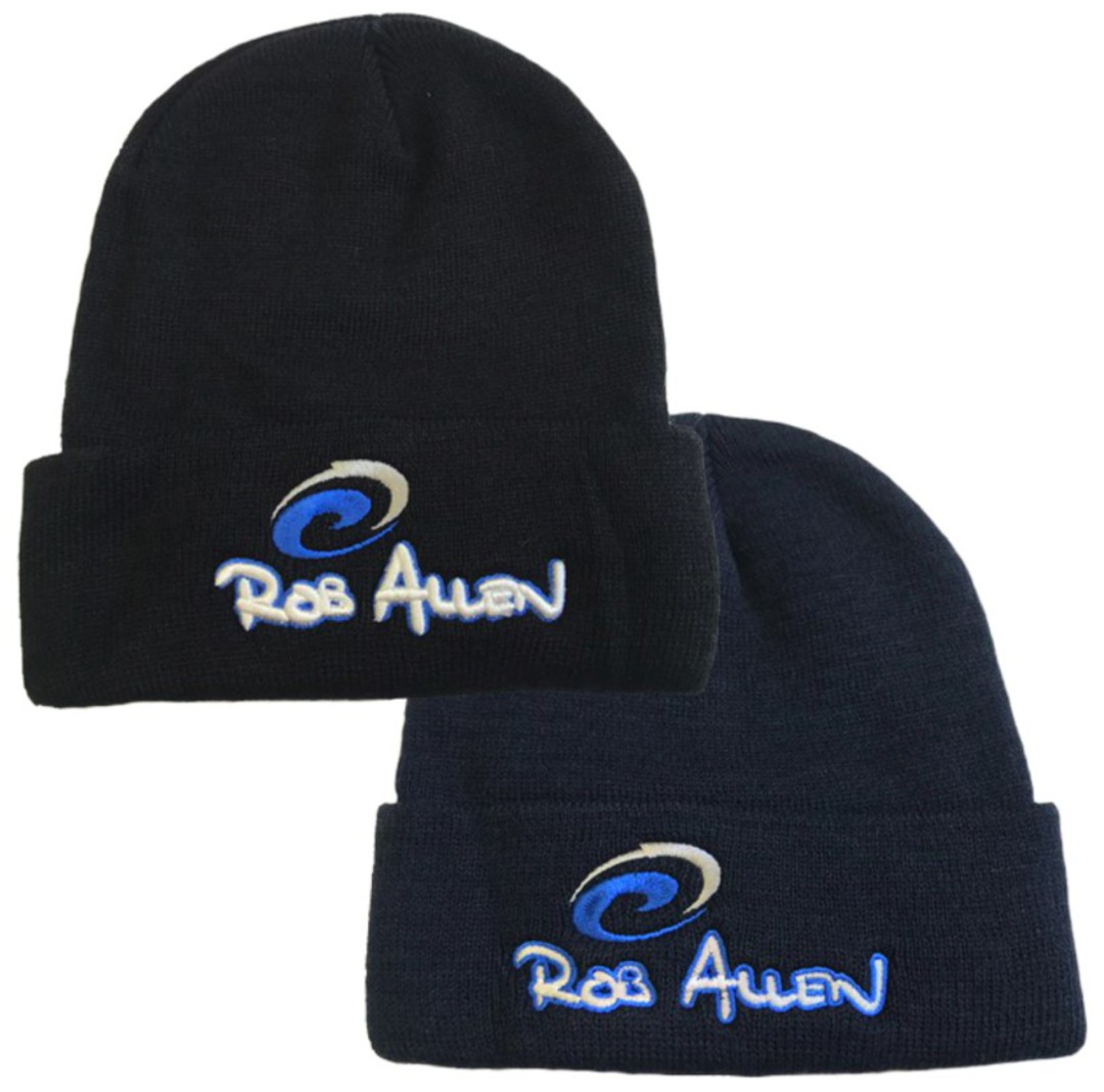 ROB ALLEN Beanie - Black image 0