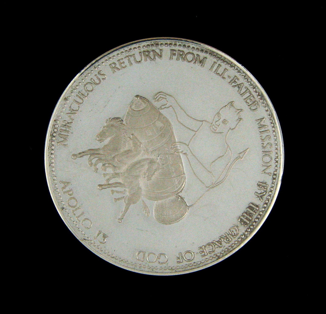 Apollo 13 silver Commemorative Medalion coin image 0