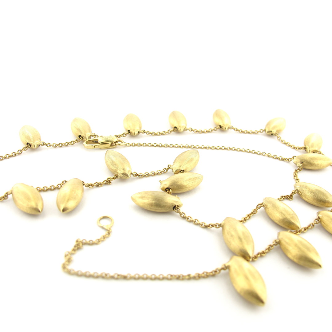 18ct textured yellow gold 'Marco Bicego' necklace image 0