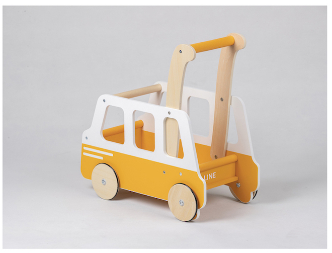 Moover Yellow School Bus Walker - Free Delivery image 1