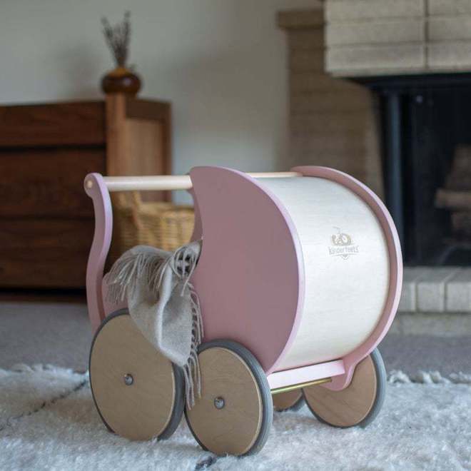 Kinderfeets Dolls Pram Rose Pink  - FREE NZ Delivery - Ships from Christchurch in 1 days time image 5