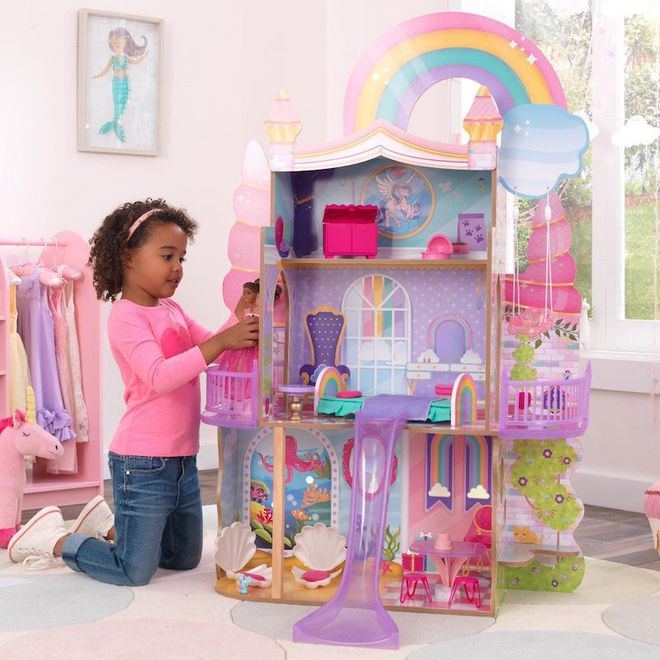 Rainbow Dreamers Unicorn Mermaid Dollhouse - FREE DELIVERY - Pre-orders accepted from our next shipment due 8th June image 0