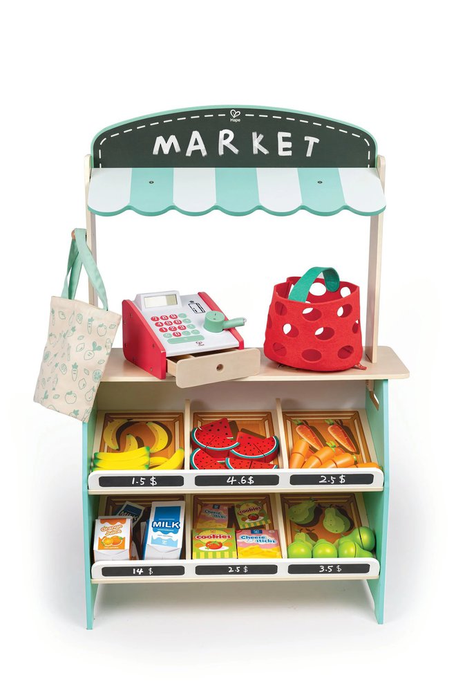 Hape Farmers Market Stall - Free NZ Delivery image 1