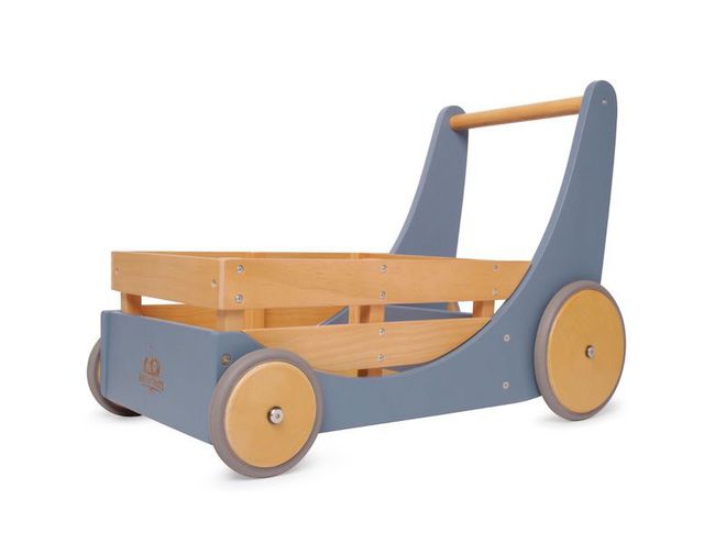 Kinderfeets Cargo Baby Walker Slate Blue - FREE DELIVERY - Ships direct from Christchurch in 1 - 2 days time image 0