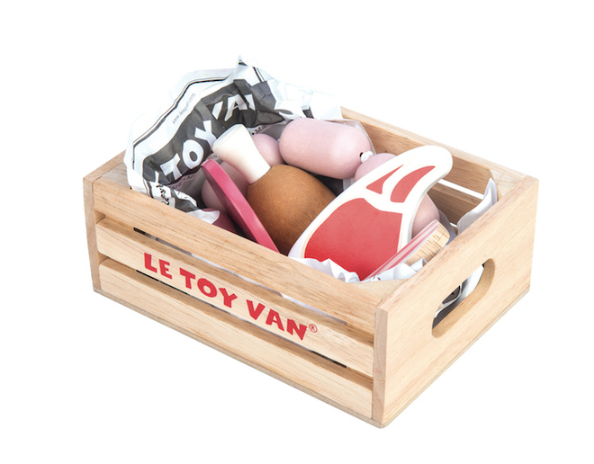 Le Toy Van Honey Bee Market with 5 Crates included - FREE DELIVERY image 1