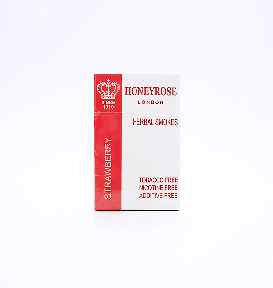 Honeyrose Strawberry Herbal Cigarettes 20s Pack at Discount T online.