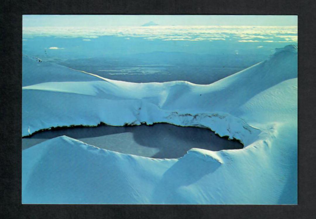 Modern Coloured Postcard by Gladys Goodall of Crater Lake Ruapehu. - 444108 - Postcard image 0