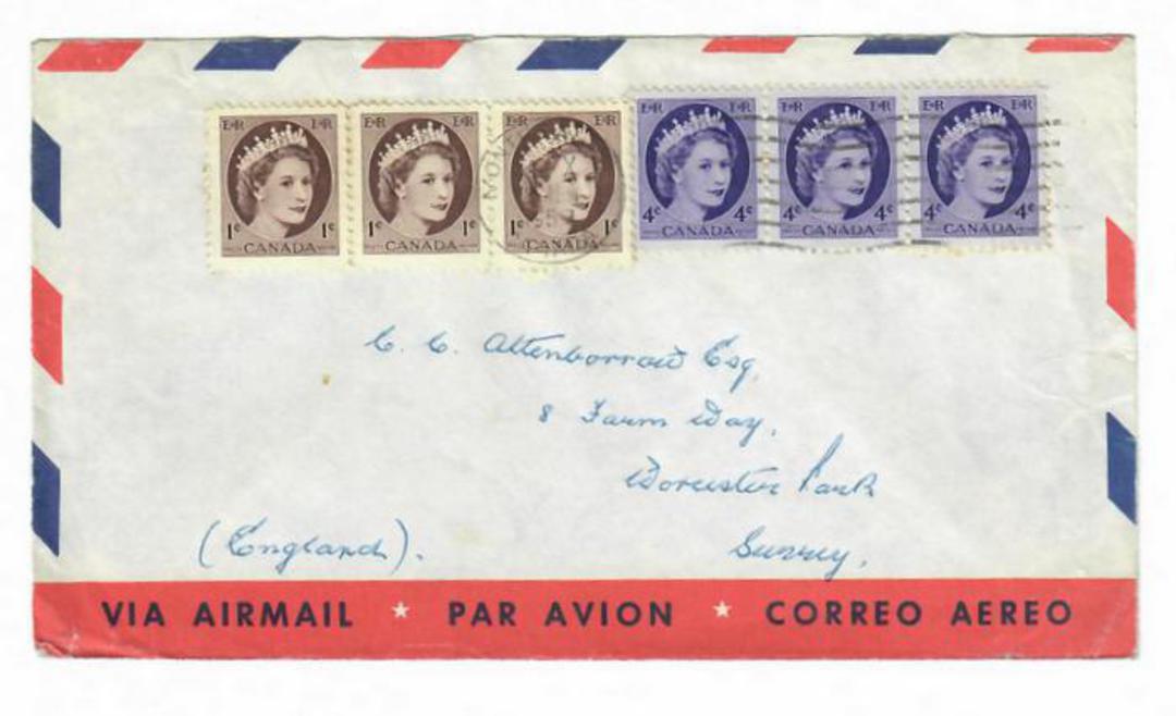 CANADA 1958 Airmail Letter to England. - 32095 - PostalHist image 0