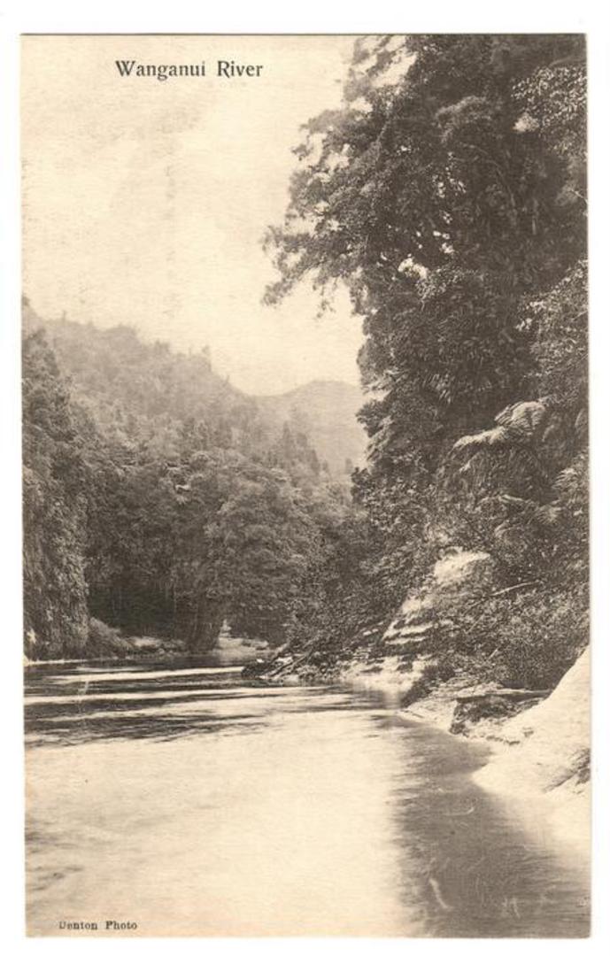 Real Photograph by Denton of Wanganui River. - 47128 - Postcard image 0