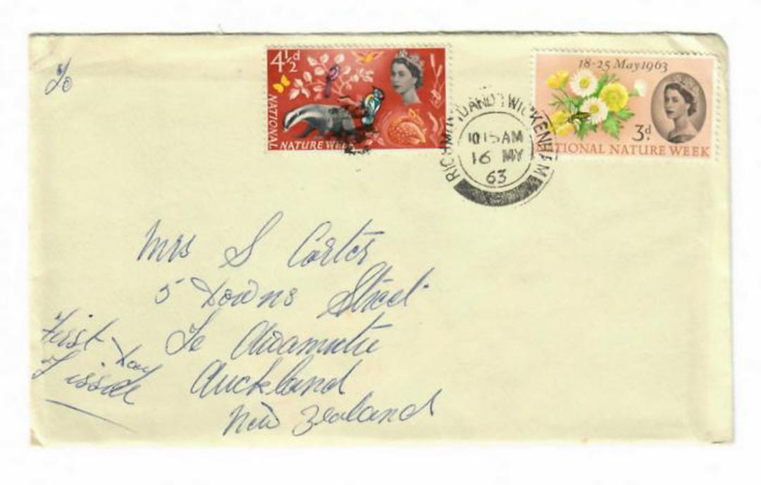 GREAT BRITAIN 1963 National Nature Week first day cover. - 30305 - FDC image 0
