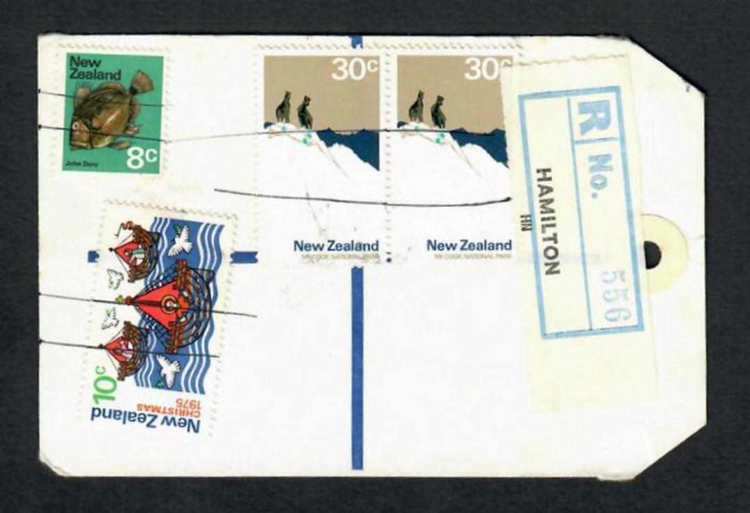 NEW ZEALAND 1975 Parcel Label with "Insured" .om Hamilton to Tauranga. - 31596 - PostalHist image 0