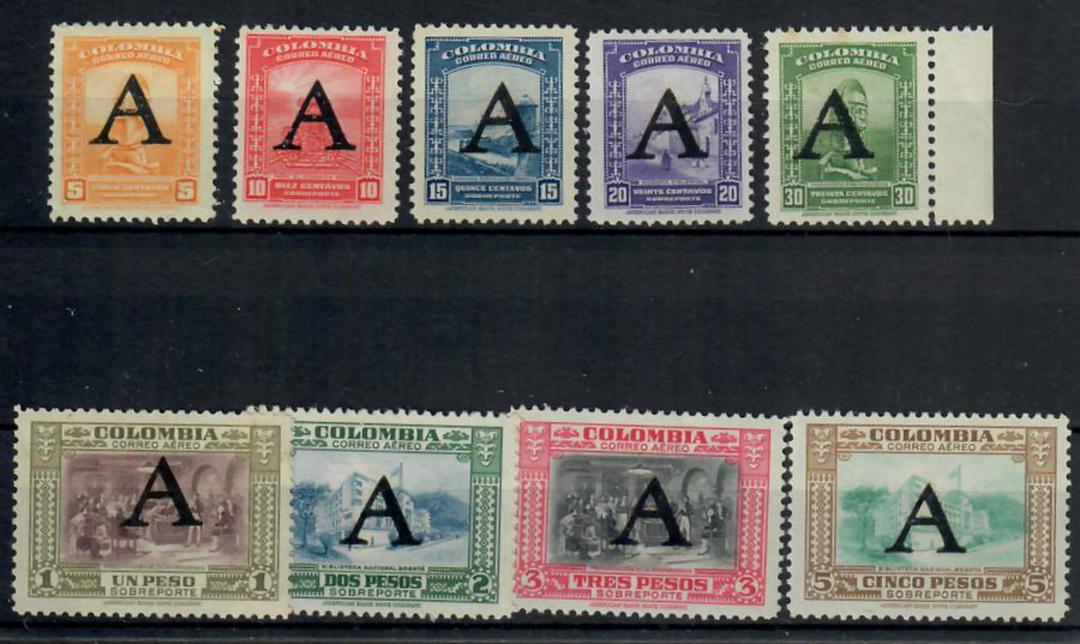 COLOMBIA Private Air Company AVIANCA 1950 Definitives. Set of 13. - 24886 - UHM image 0