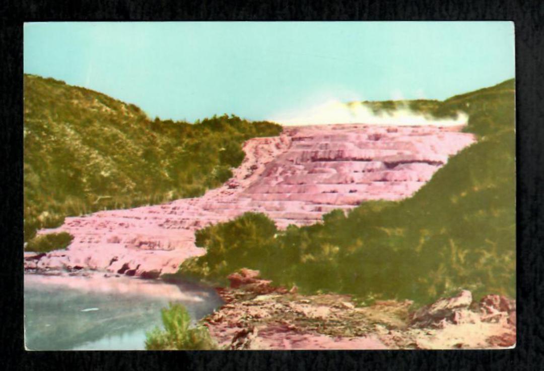 Modern Coloured Postcard by G B Scott of Pink Terraces. - 445926 - Postcard image 0