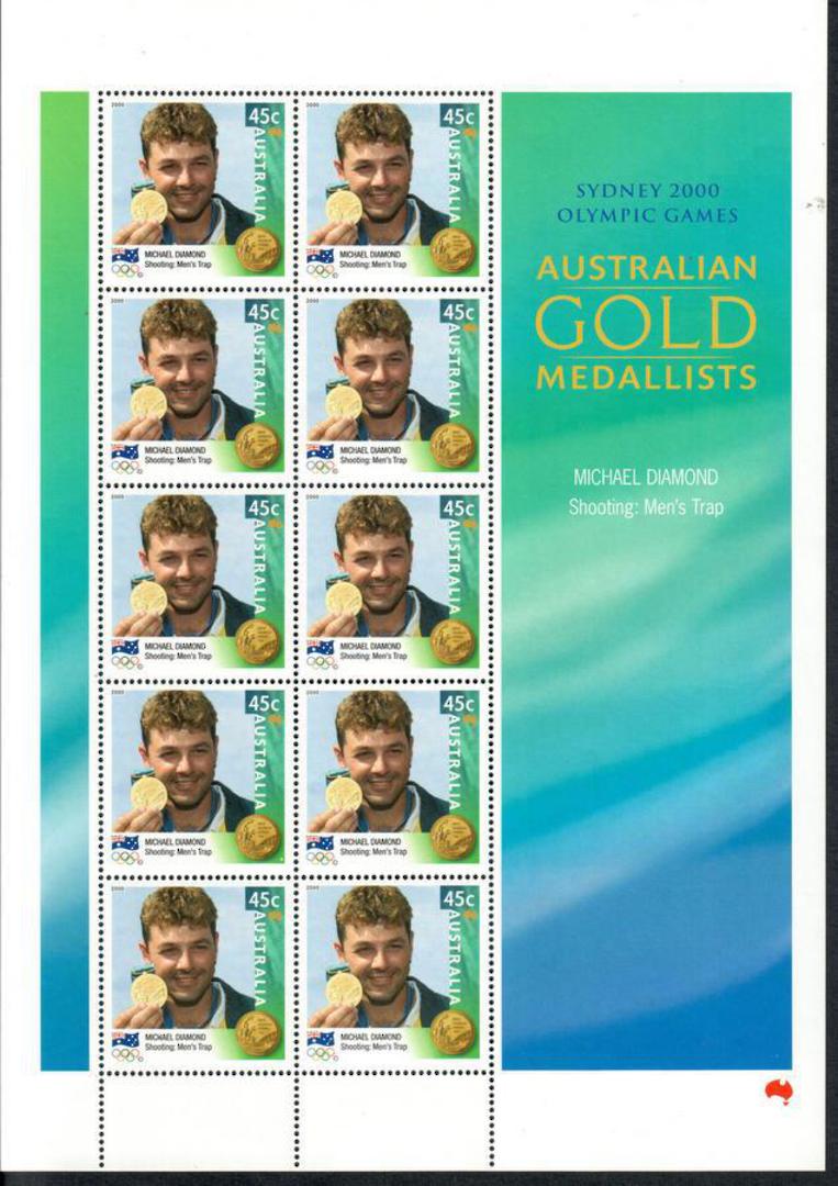 AUSTRALIA  2000 Gold Medalists. Diamond Thorpe Equestrian O'Neill Fairweather King Swimming Relay 00m Swimming Relay 200m. 8 she image 2