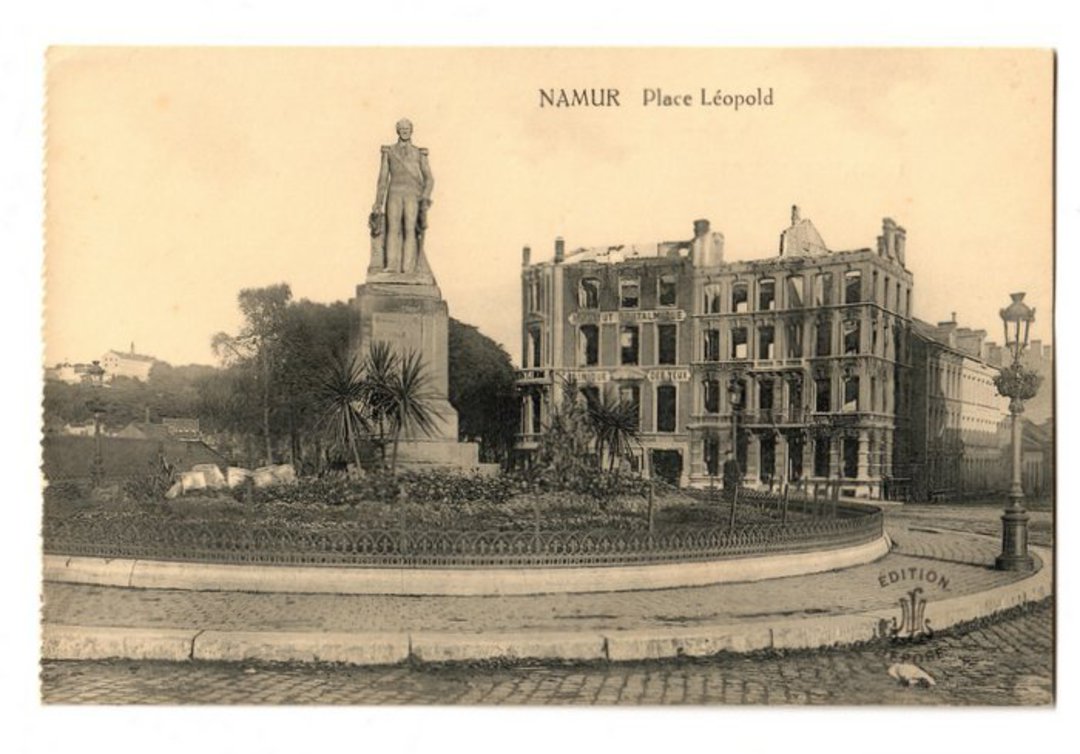 BELGIUM 1914-1918 Postcard of Place Leopold Namur. - 40049 - Postcard image 0