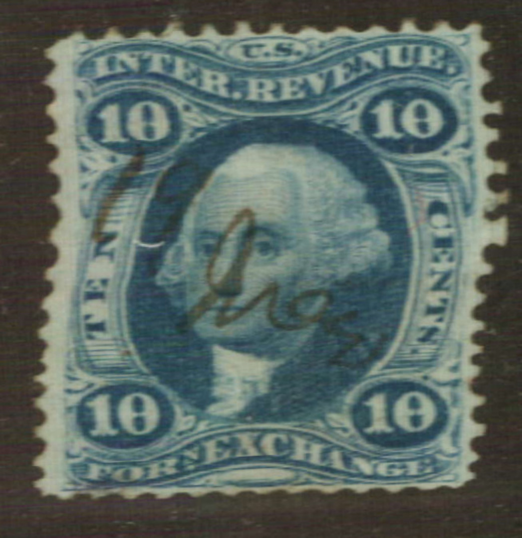 USA 1862 Foreign Exchange 10c Blue. Fine copy. - 76104 - FU image 0