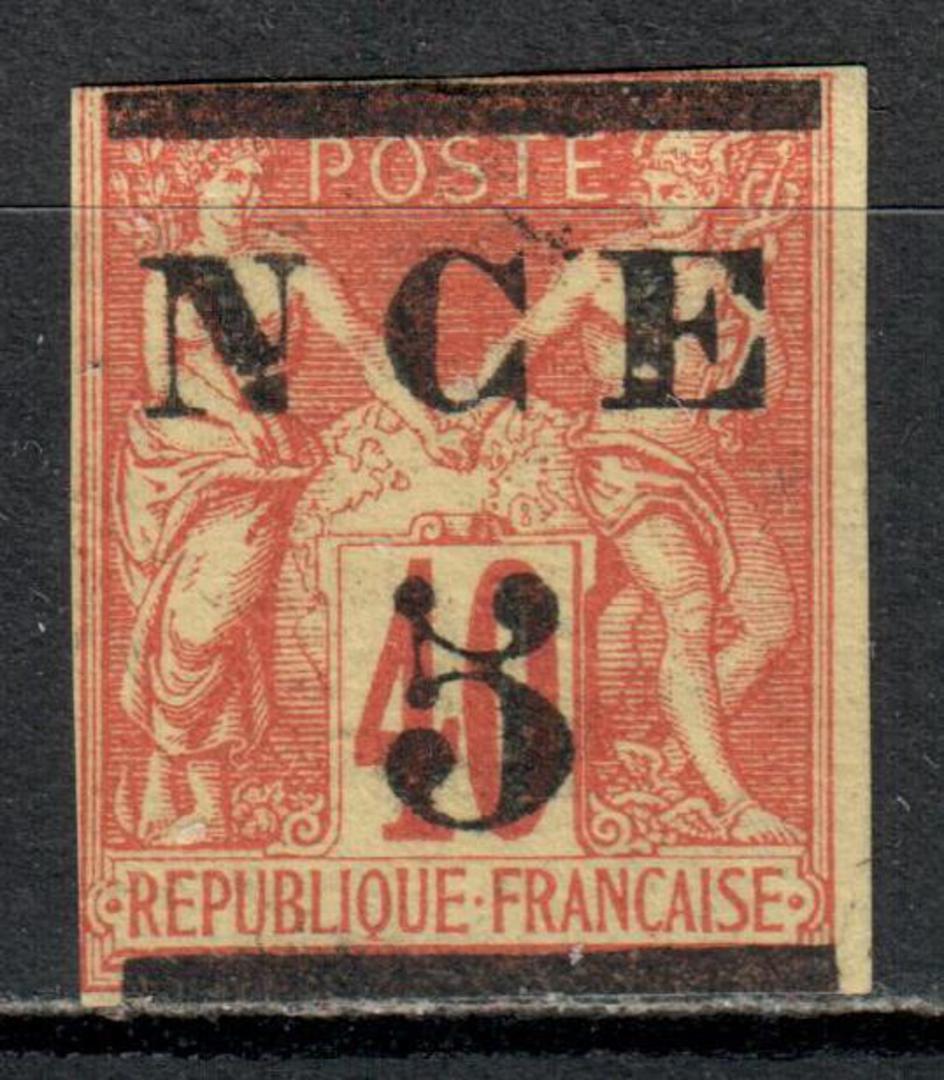 NEW CALEDONIA 1881 Definitive Surcharge 5c on 40c Red on yellow. - 73701 - Mint image 0