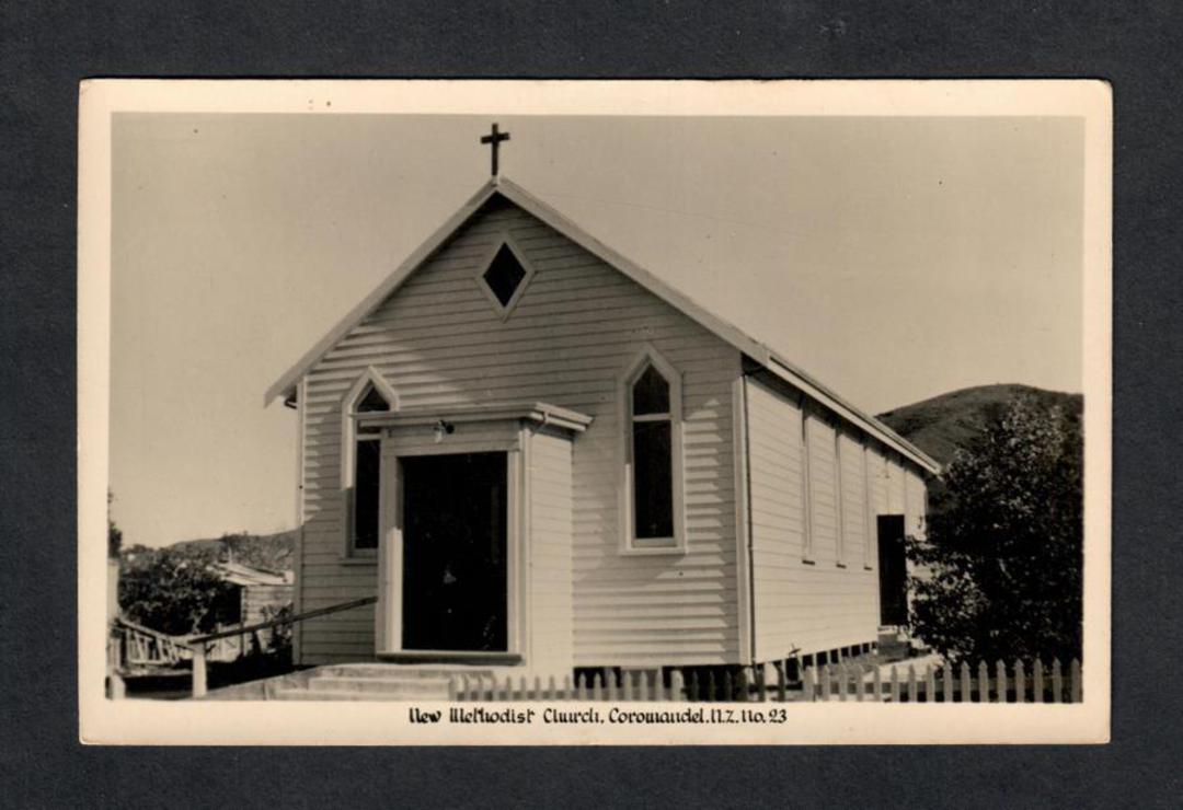 Real Photograph of New Methodist Church Coromandel. - 46504 - Postcard image 0