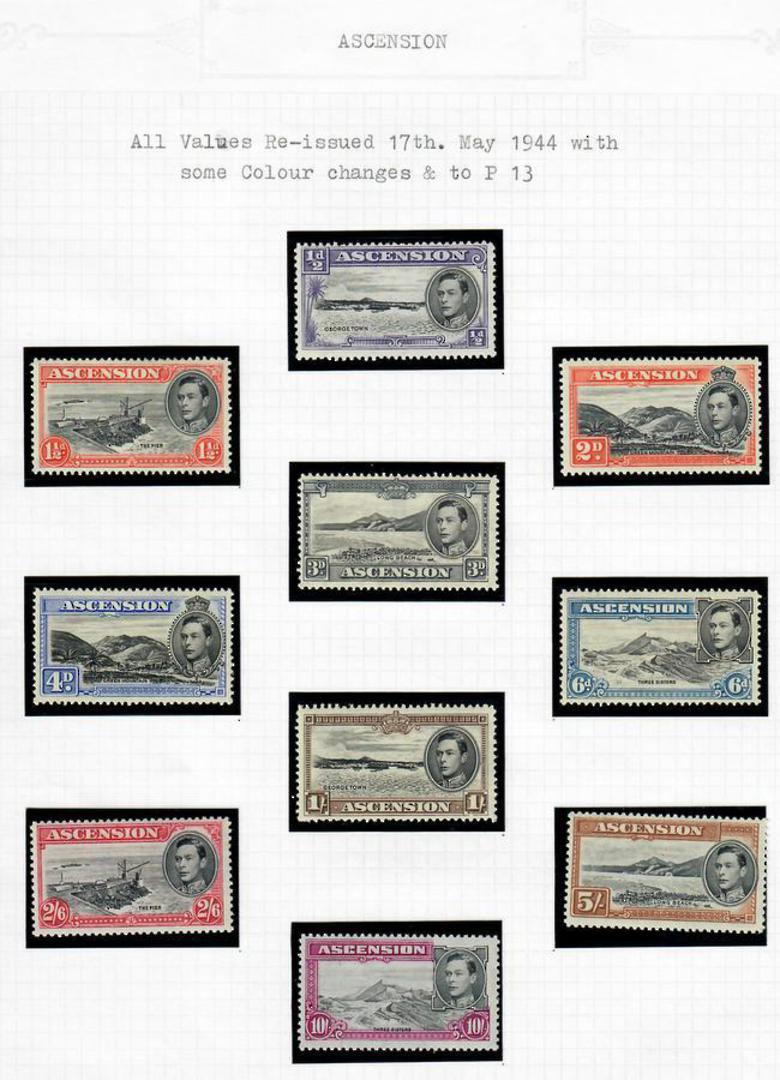 BRITISH HONDURAS 1938 Geo 6th Definitives. Set of 12 plus SG 151a the only perf variety. - 69007 - LHM image 0
