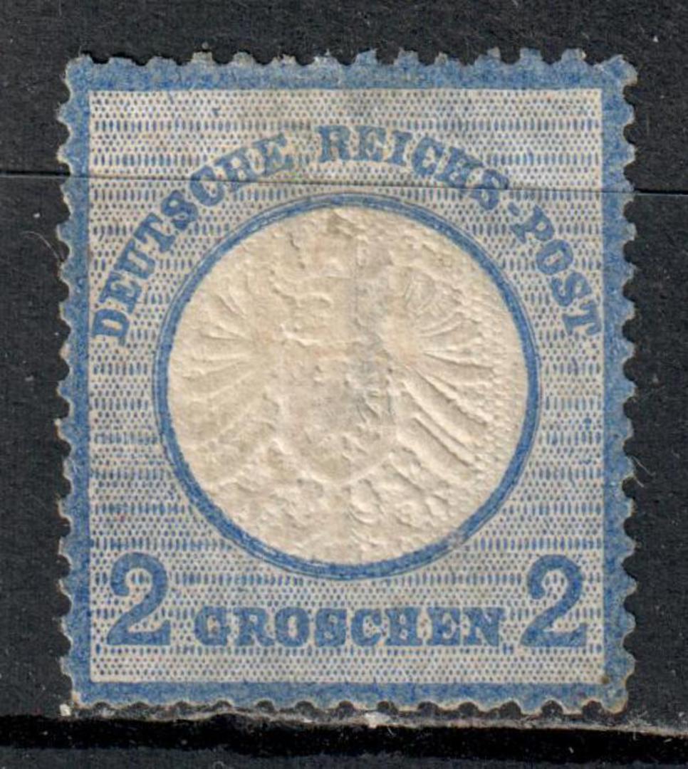 GERMANY 1872 Definitive Thaler Currency Large Shield 2g Blue. - 9342 - MNG image 0