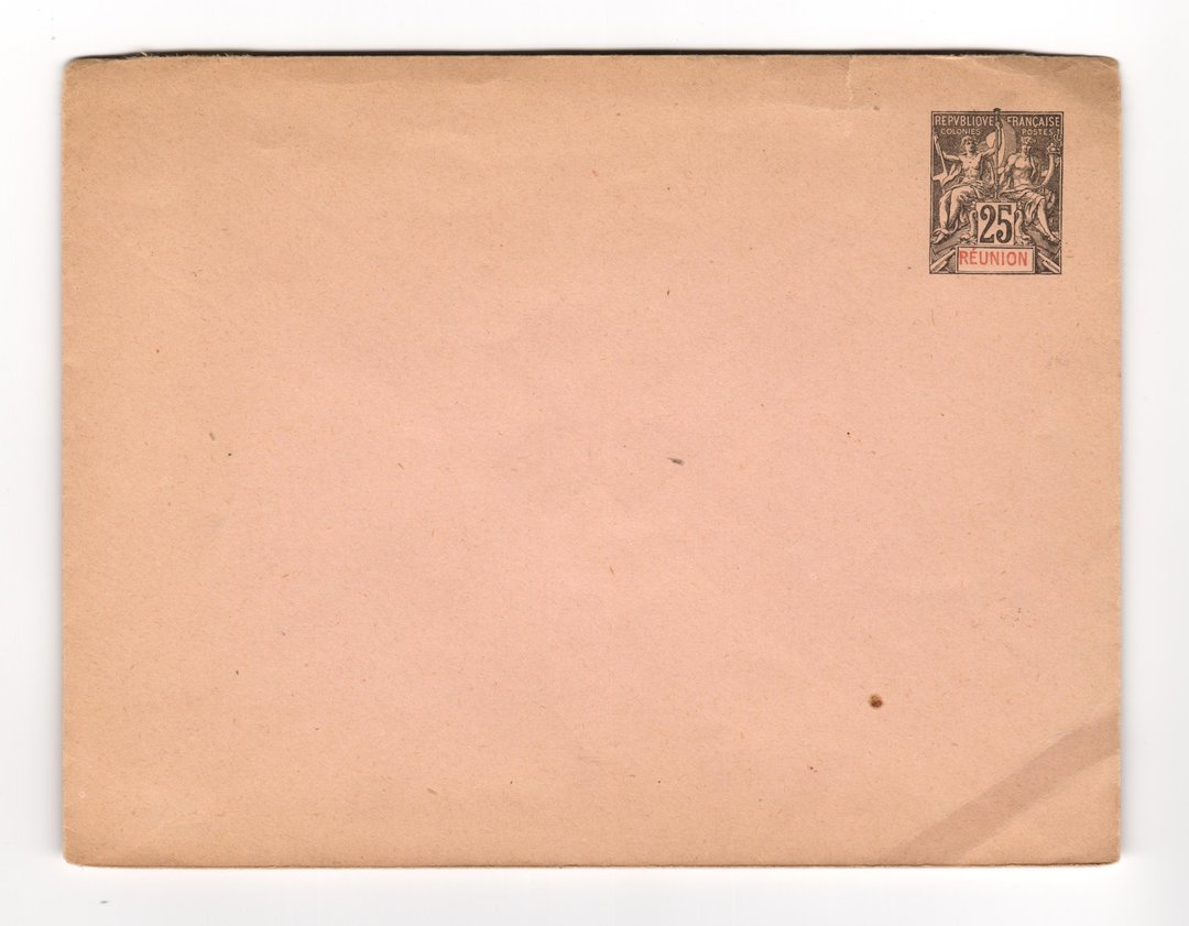 REUNION 1892 Postal Stationery 25c Black. Unused. - 38164 - PostalHist image 0