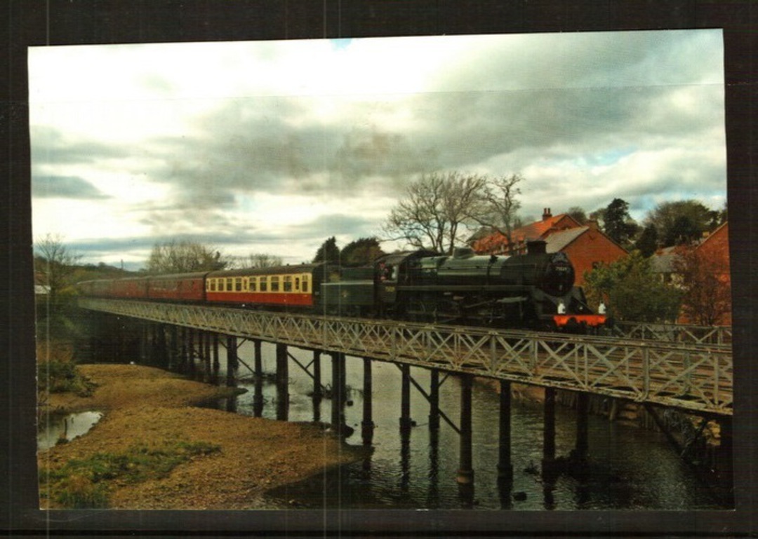 Modern Coloured Postcard of BR Class 4MT 4-6-0 #75029. - 440029 - Postcard image 0