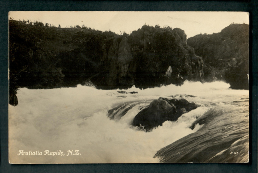 Real Photograph of Aratiatia Rapids. - 46725 - Postcard image 0