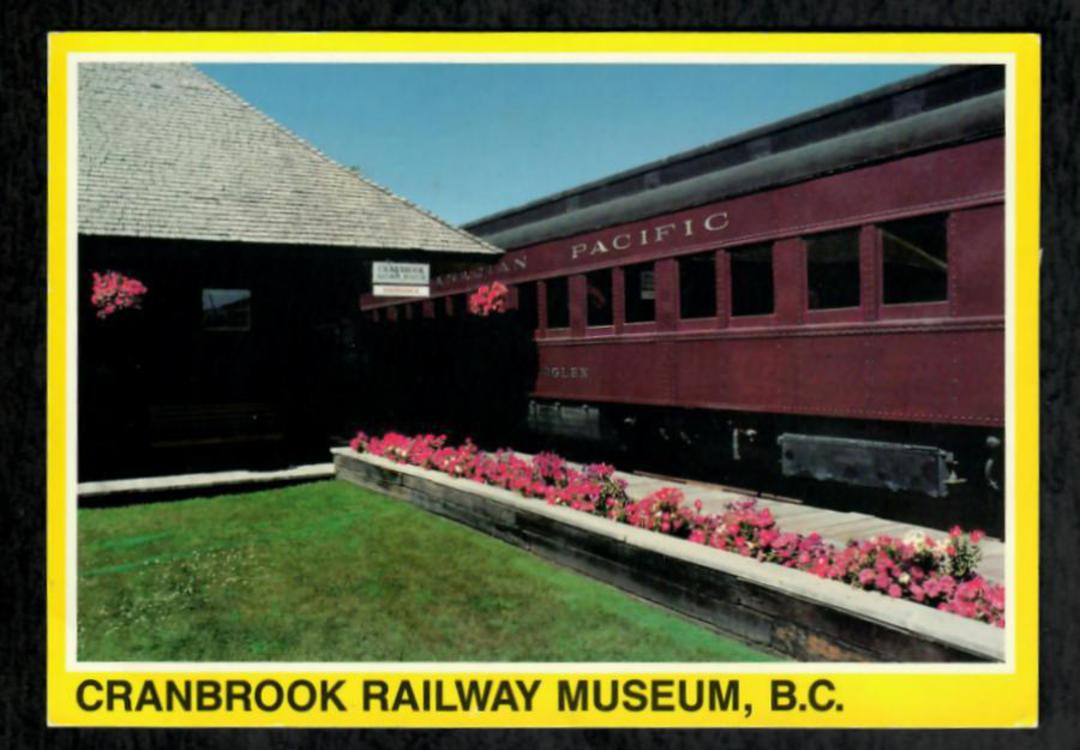 Modern Coloured Postcard of Cranbrook Railway Museum British Columbia. - 444953 - Postcard image 0