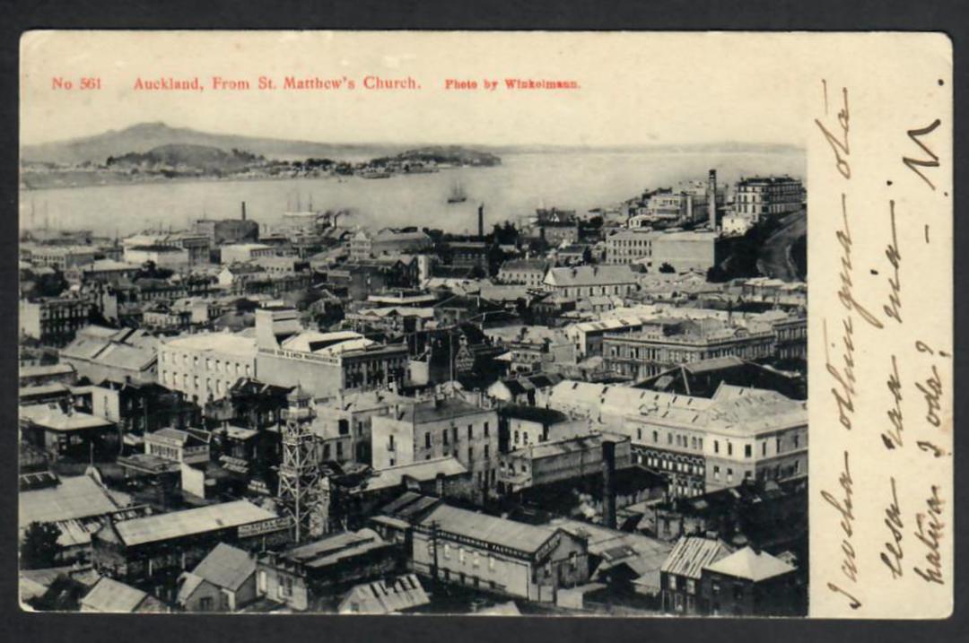 Postcard of Auckland from St Matthews Church.. - 45318 - Postcard image 0