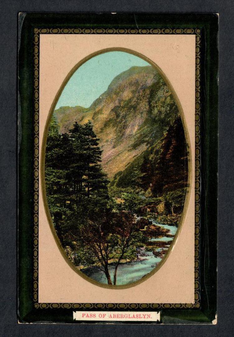 Coloured postcard of Pass of Aberglaslyn. - 42534 - Postcard image 0