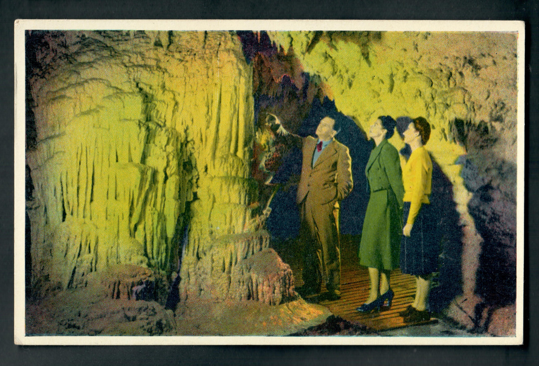 Coloured postcard by Reed of Waitomo Caves. - 46465 - Postcard image 0