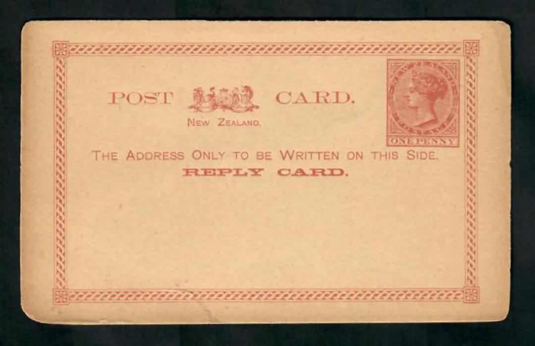 NEW ZEALAND 1873 Victoria 1st Lettercard 1d Brown. Unused. Slight tera. - 30760 - PostalStaty image 0
