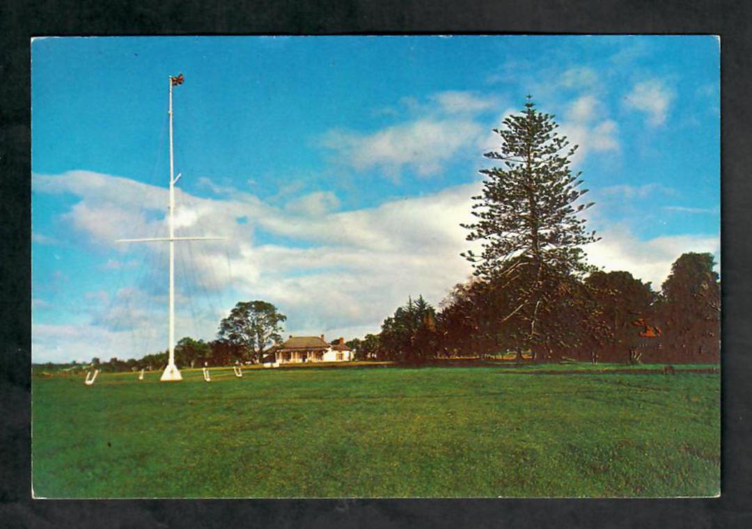 Modern Coloured Postcard by Gladys Goodall of Treaty House Waitangi. - 444646 - Postcard image 0