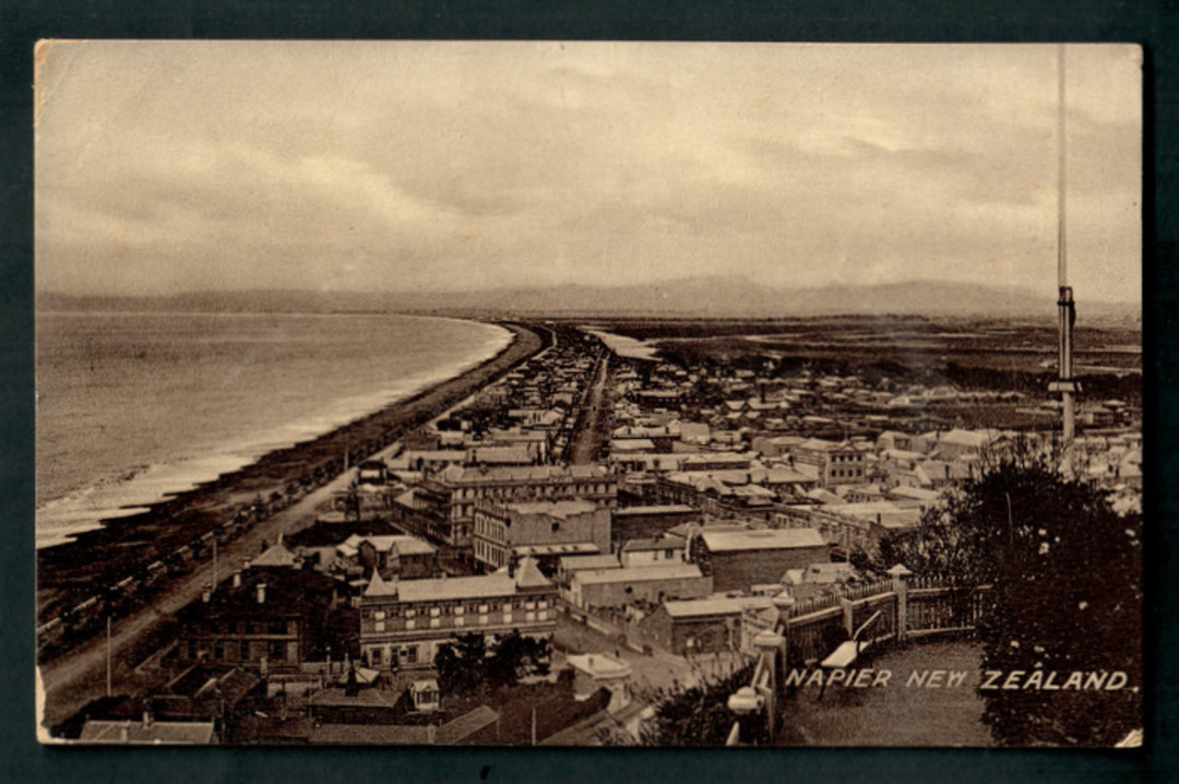 Real Photograph of Napier. Seems very early. Trees just planted. - 47924 - Postcard image 0