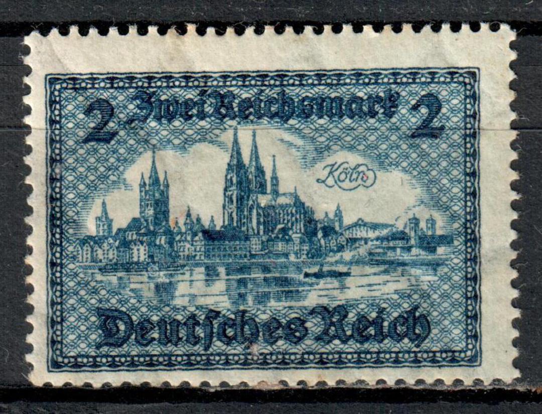 GERMANY 1930 Definitive 5m Grey-Green. Watermark Mesh. - 75421 - LHM image 0