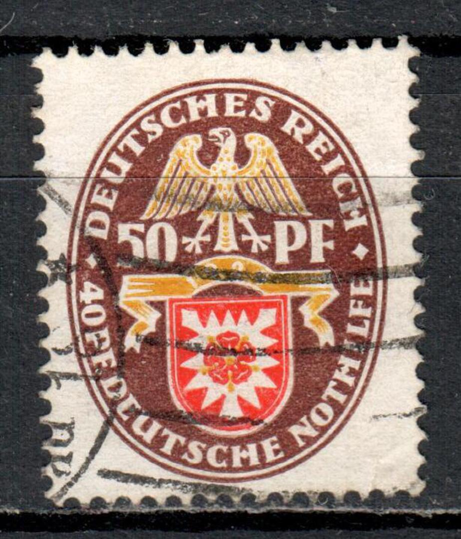 GERMANY 1929 Welfare Fund 50pf +40pf Multicoloured. - 9385 - Used image 0