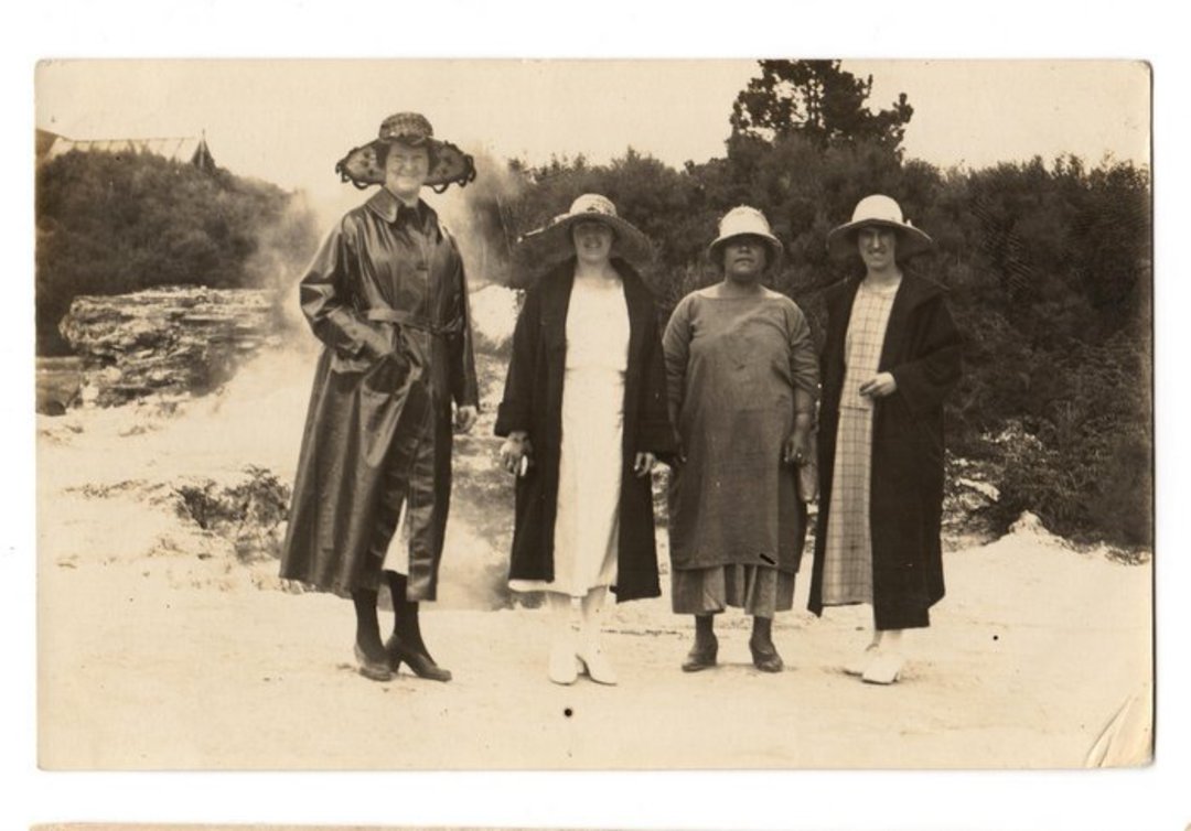 Interesting Real Photograph of some lady tourists taken in June 1923. - 45930 - Postcard image 0