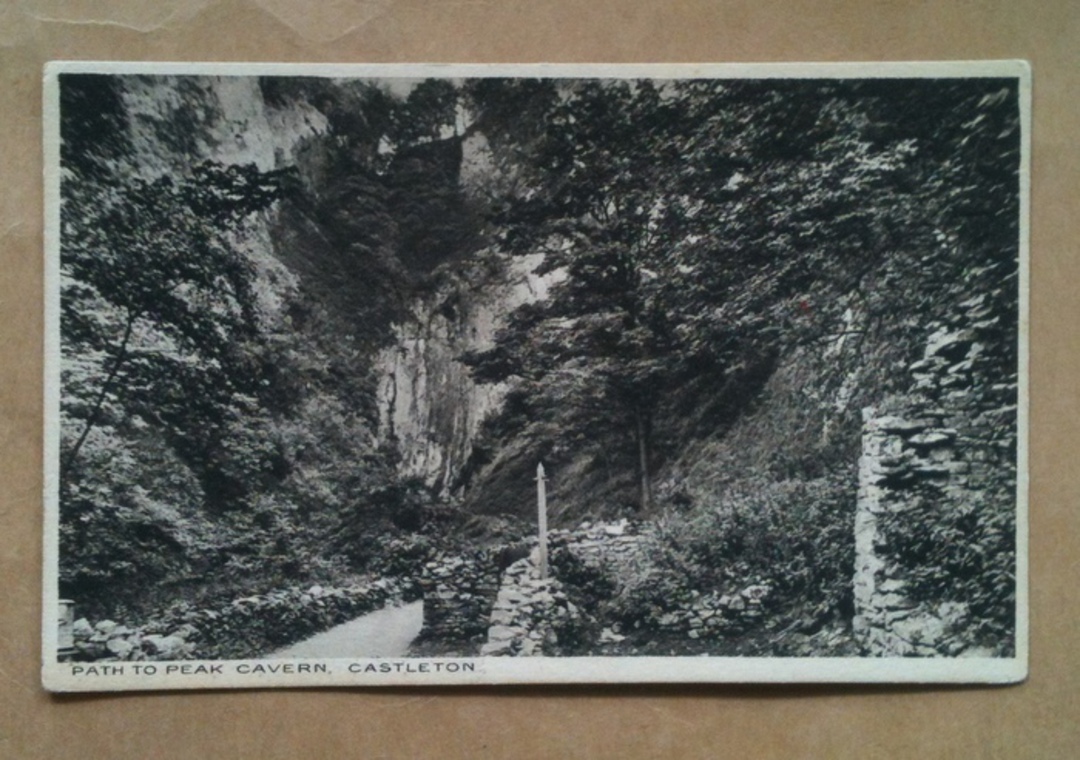 Postcard of the Path to Peak Cavern Castleton. - 42971 - Postcard image 0
