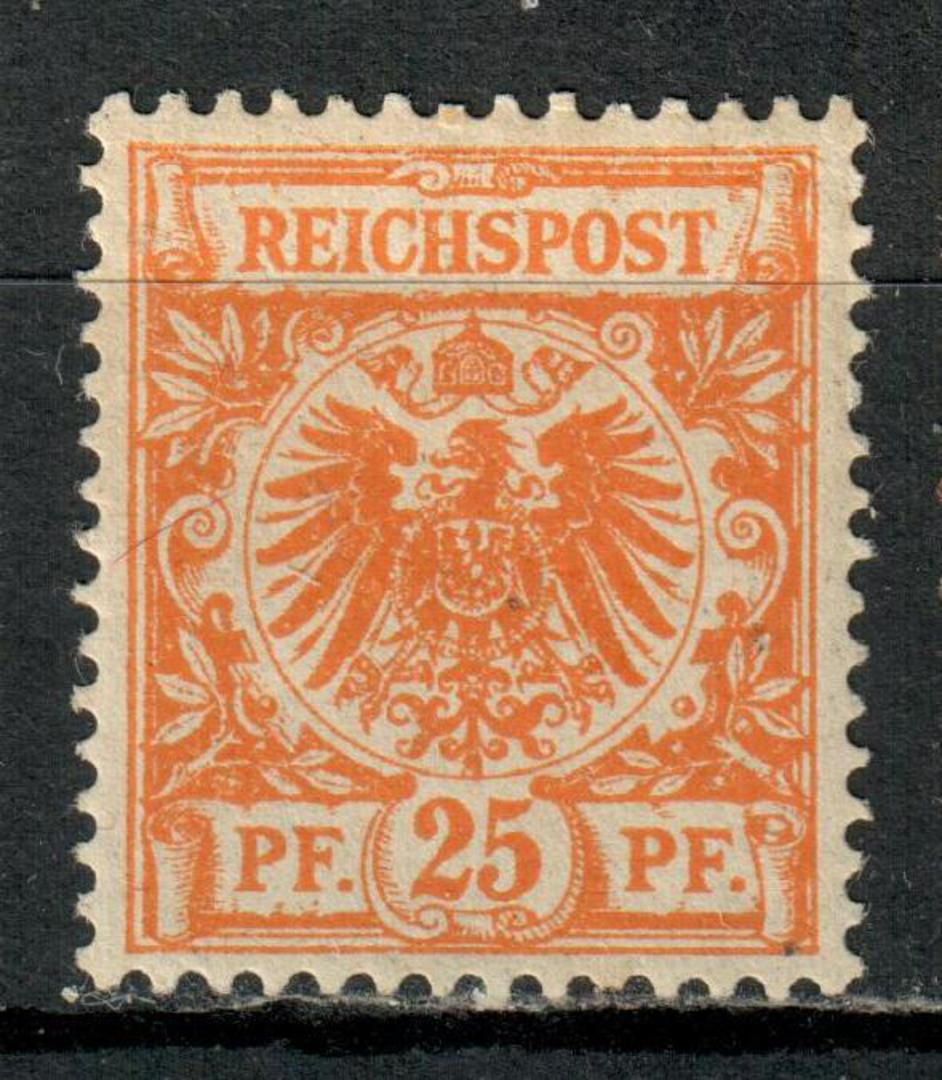 GERMANY 1889 Definitive 25pf Orange. - 75450 - Mint image 0