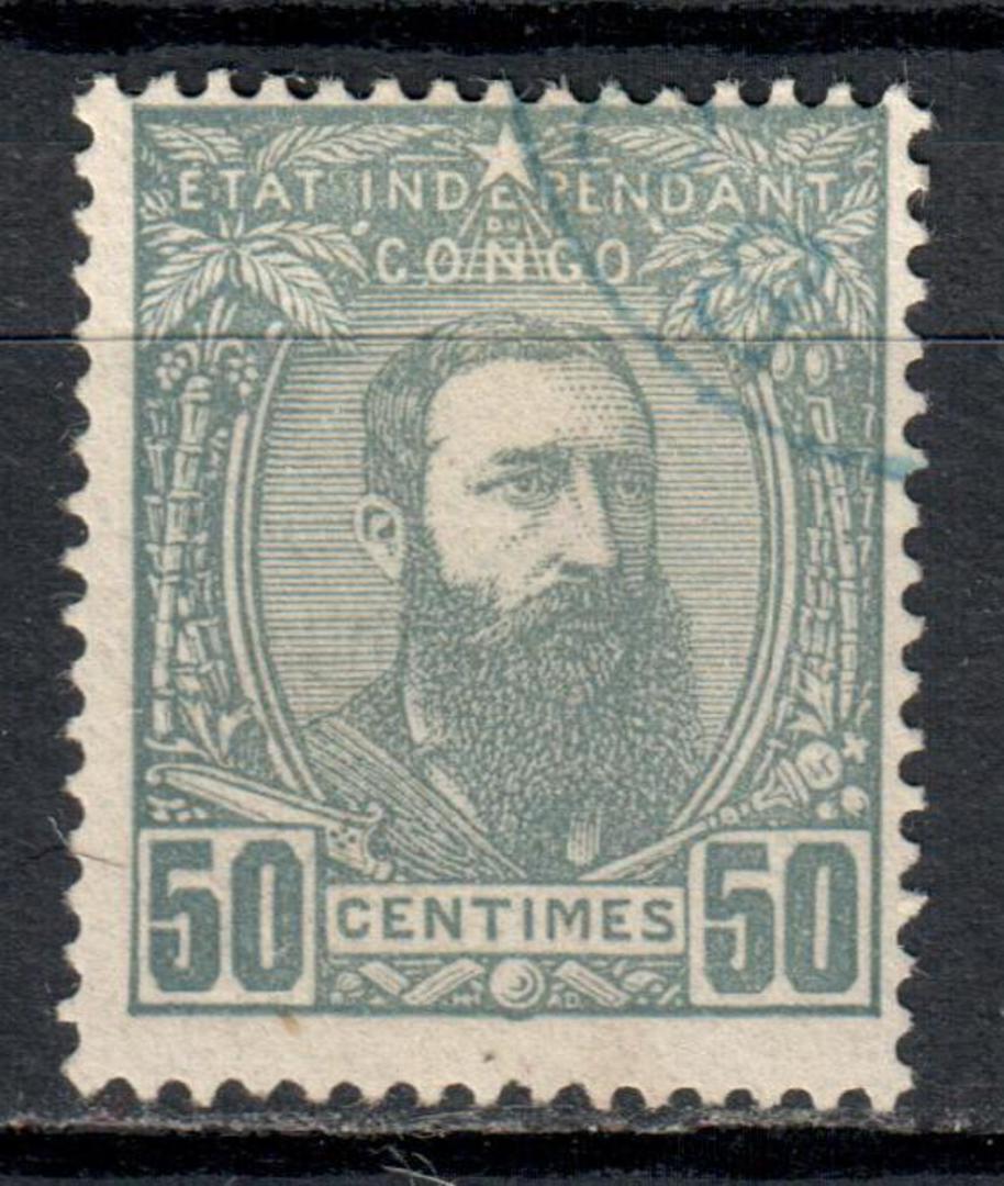 BELGIAN CONGO 1887 Definitive 50c Grey. - 77877 - FU image 0