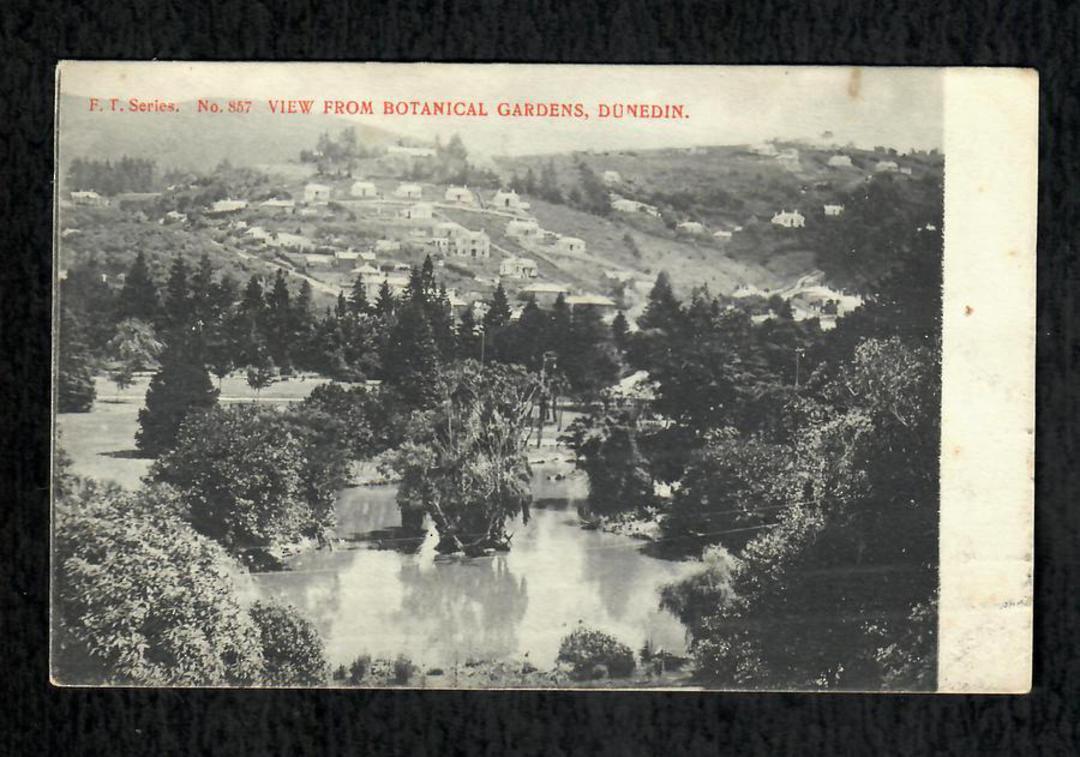 Postcard of view from Botannical Gardens Dunedin. - 49118 - Postcard image 0