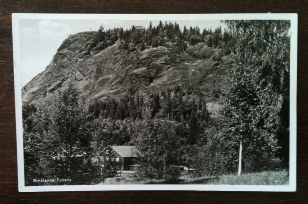 SWEDEN Real Photograph of Smalands Taberg. Some adhesion on the reverse. - 42356 - Postcard image 0