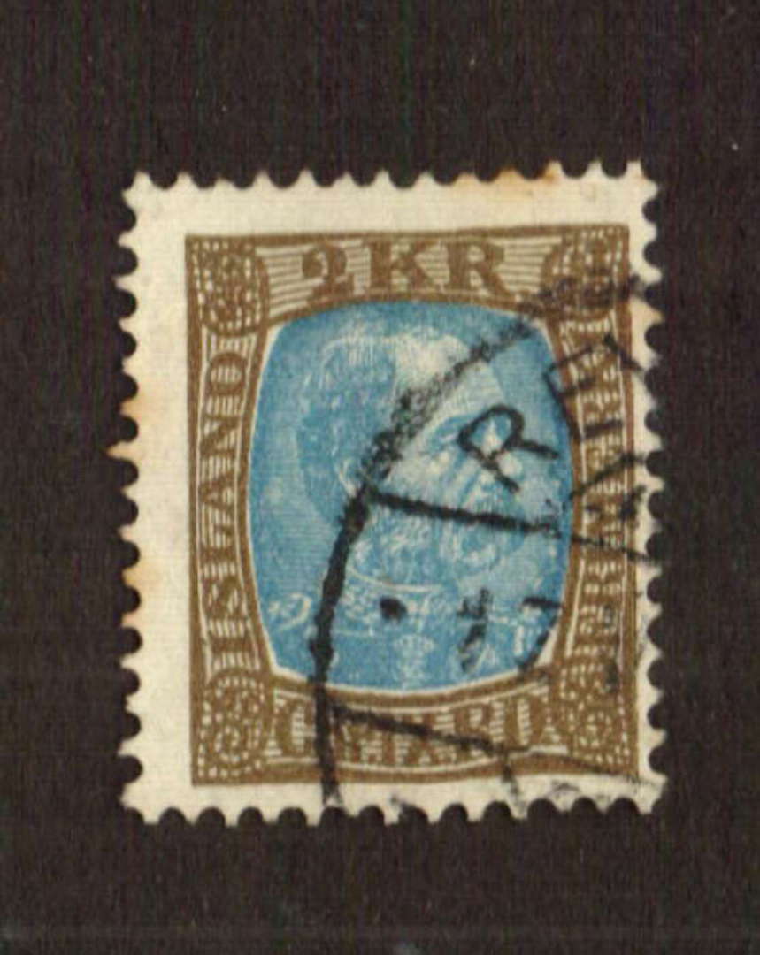ICELAND 1902 2 Krone. Small tone spot which will clean so does not detract. - 71443 - VFU image 0