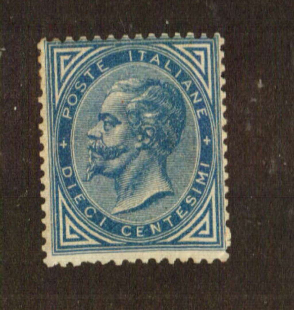 ITALY 1877 10c VLHM. Lovely copy of this stamp with seemingly no doubt original gum. Post Office fresh with a trace of hinge mar image 0
