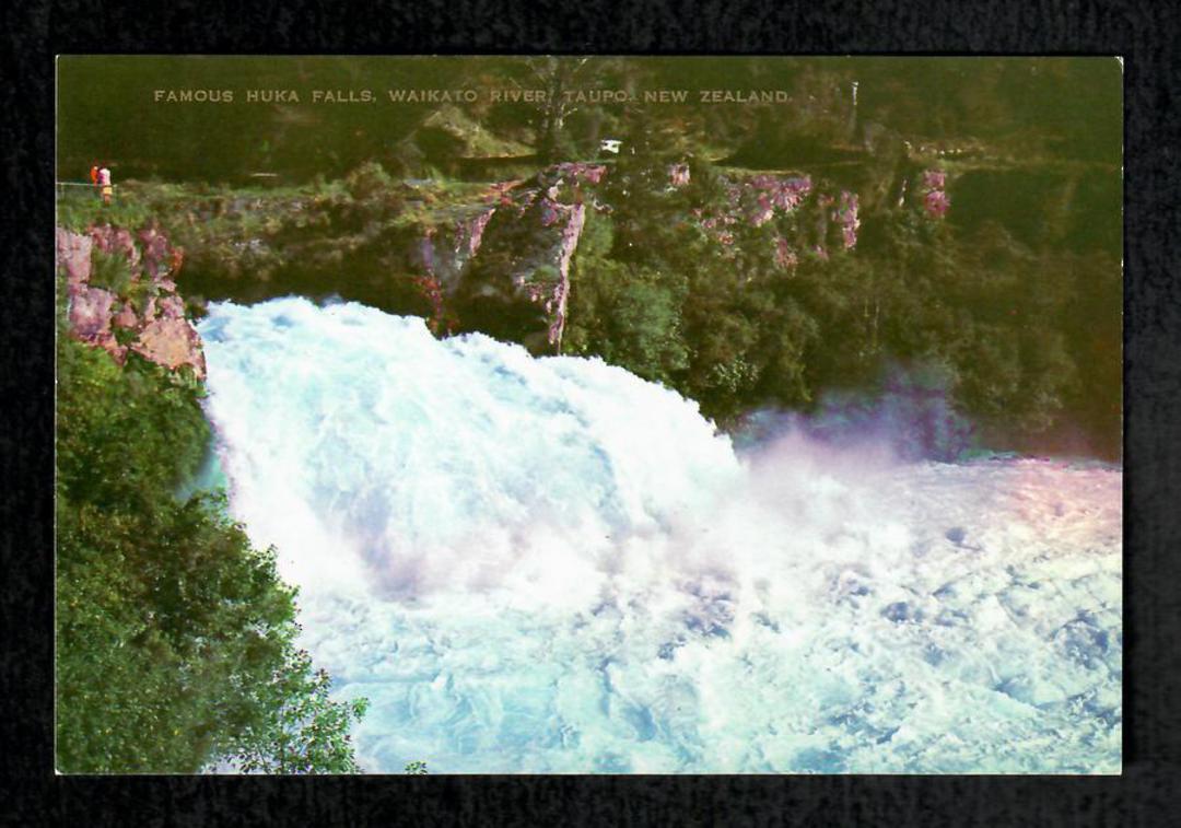 Modern Coloured Postcard by G B Scott of Huka Falls. - 446728 - image 0