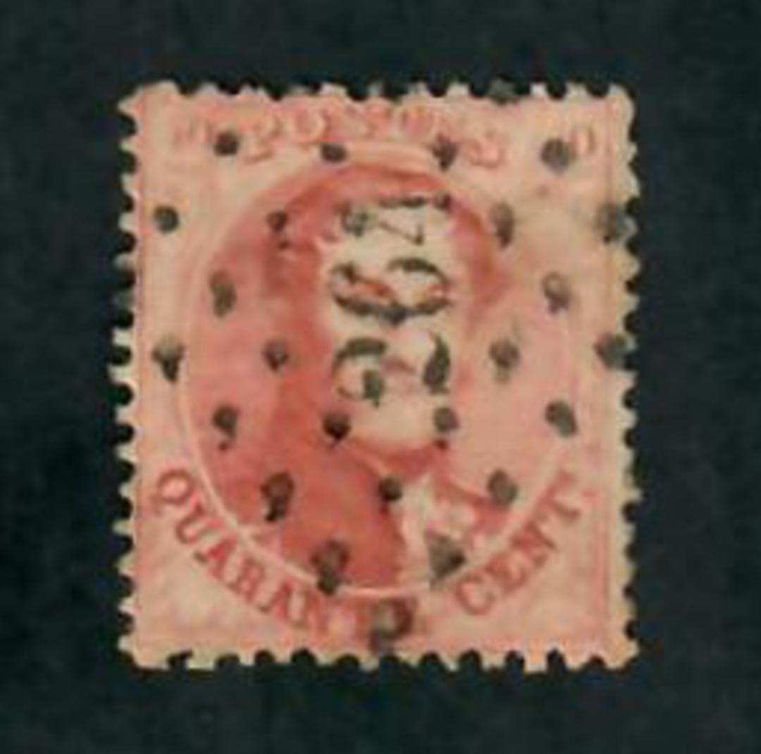 BELGIUM 1863 Definitive 40c Carmine-Rose. Canc 264 Namur. Perf 12½x13½. - 77876 - FU image 0