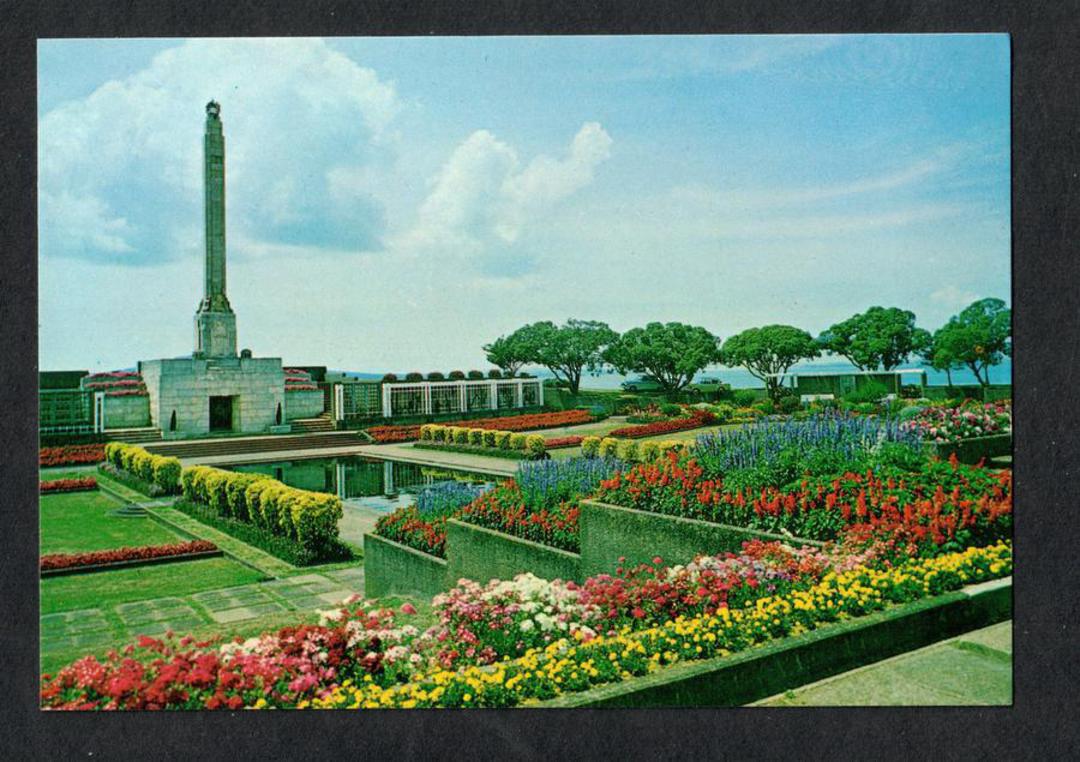 Modern Coloured Postcard by Gladys Goodall of the Savage Memorial Auckland. - 444294 - Postcard image 0